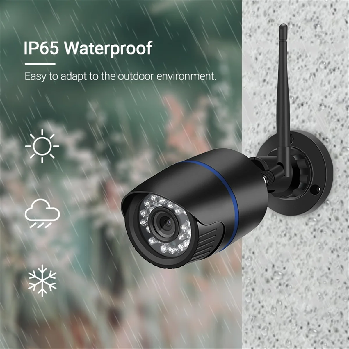 A99U 5MP WIFI Cameras HD 1080p Waterproof Open IP Frame of A Fingered Vision of the Audio Recording of the ICS EU PLUG