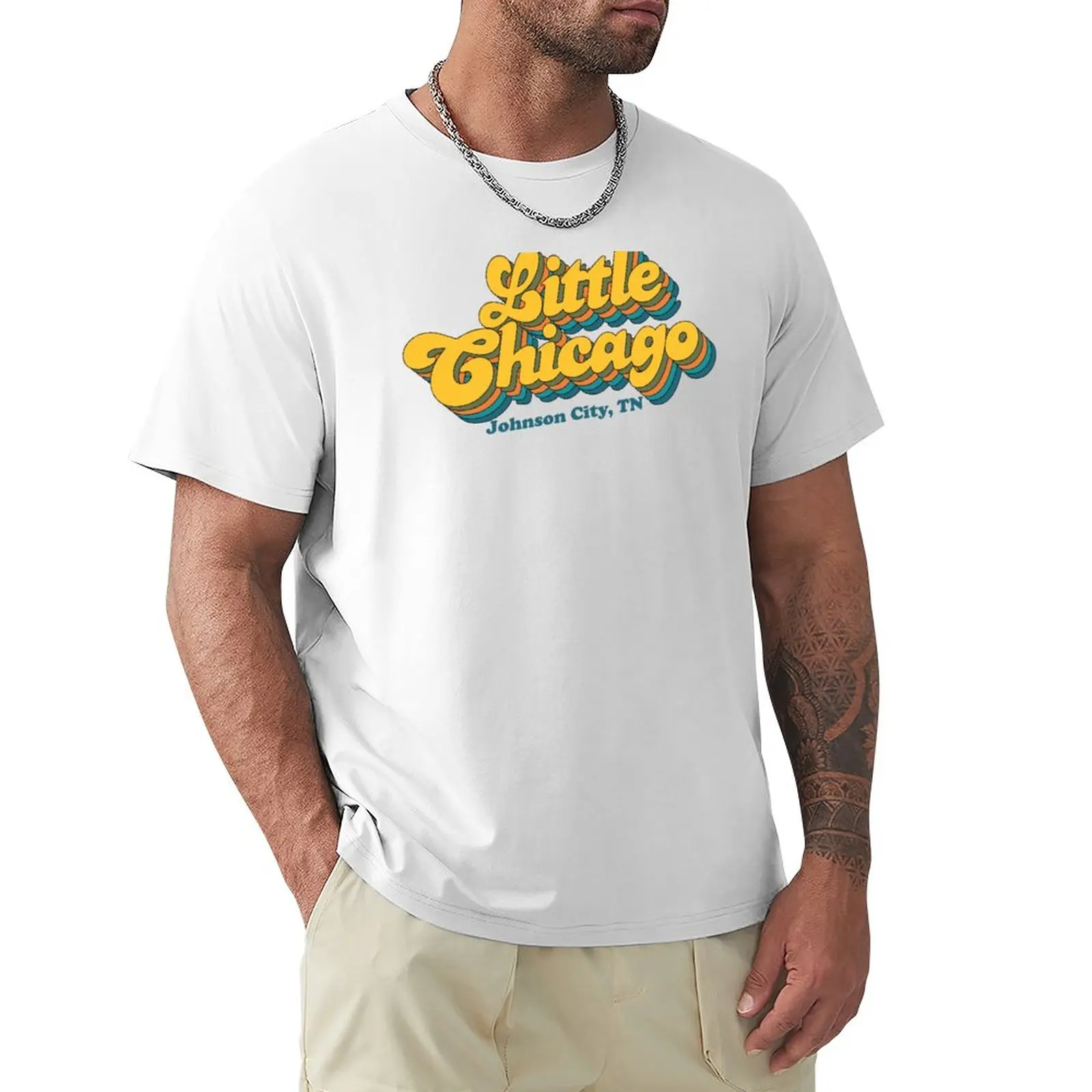 

Little Chicago Johnson City, TN T-Shirt Oversized t-shirt boys t shirts sweat shirt men t shirts