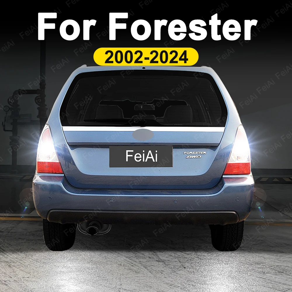 Luces LED de marcha atrás para Subaru Forester SG SH SJ SK, accesorios, bombilla de marcha atrás para coche, 2007, 2008, 2009, 2010, 2011-2024