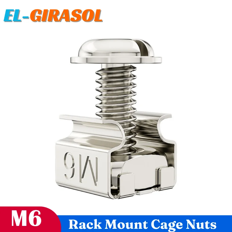 M6 Cabinet cross screws network cabinet special screws wiring rack cable rack screw buckle nut M6