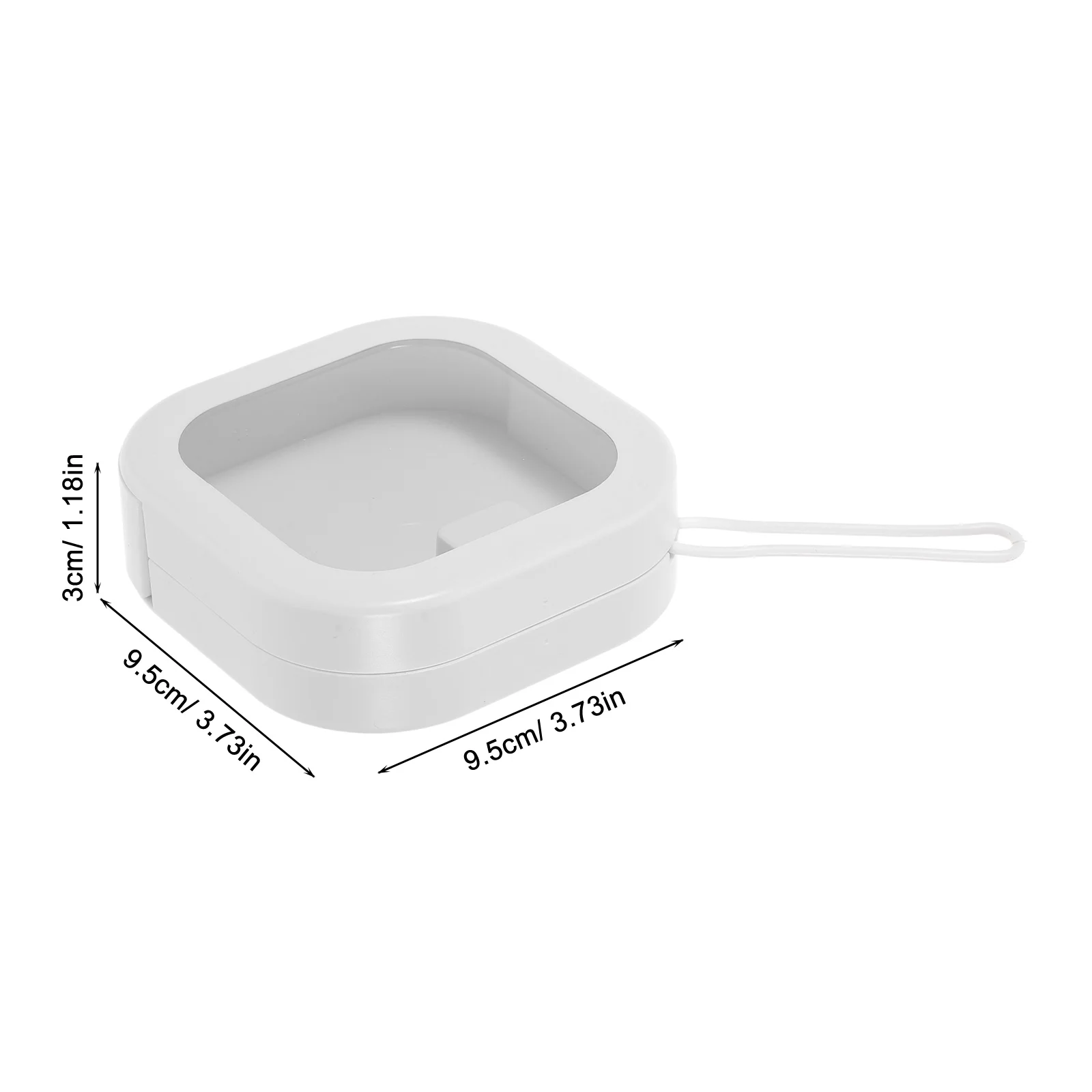 3Pcs Portable Organizer: Multi-Function Make Up Box - Stackable Clear Container - Travel Jewelry Storage Case - Press