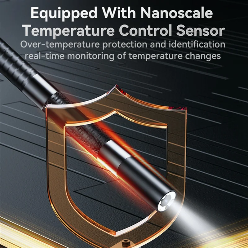 B08B-видео осмотр 4,3-дюймовая шарнирная эндоскопическая камера-змея, промышленная камера с регулируемой светодиодной подсветкой, 1-метровый кабель