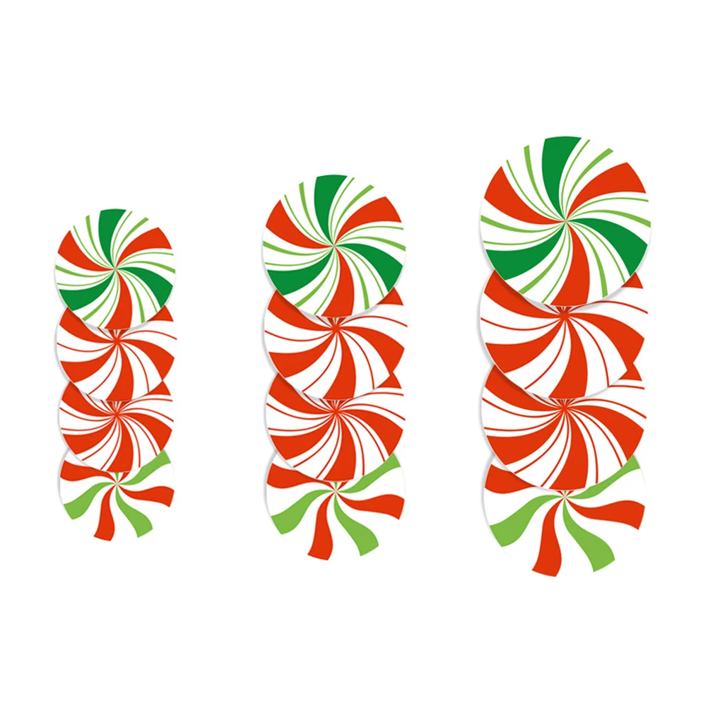 

Decals Candy Stickers Christmas for Gifts Sweet Decorations Cartoon Indoor Wall Floor