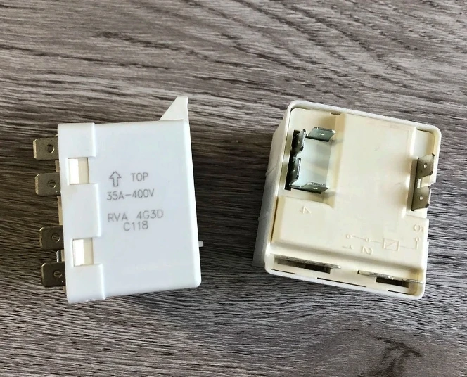Ice Making Machine Accessories 35A-400V RVA 4G3D Compressor Relay Start Relay For Ice Maker Refrigerator