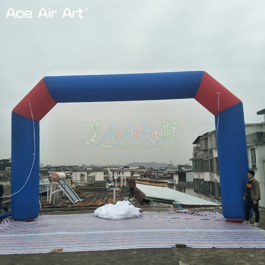 8mW x 4mH Inflatable Arch Entrance Inflatable Archway Inflatable Start Finish Line Racing Arch for for Promotion or Competition