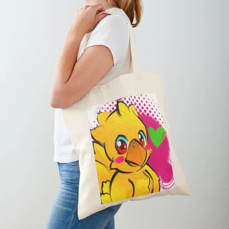 

Chocobo Tote Bag shopper bags tote bag tote bag screen shopping logo