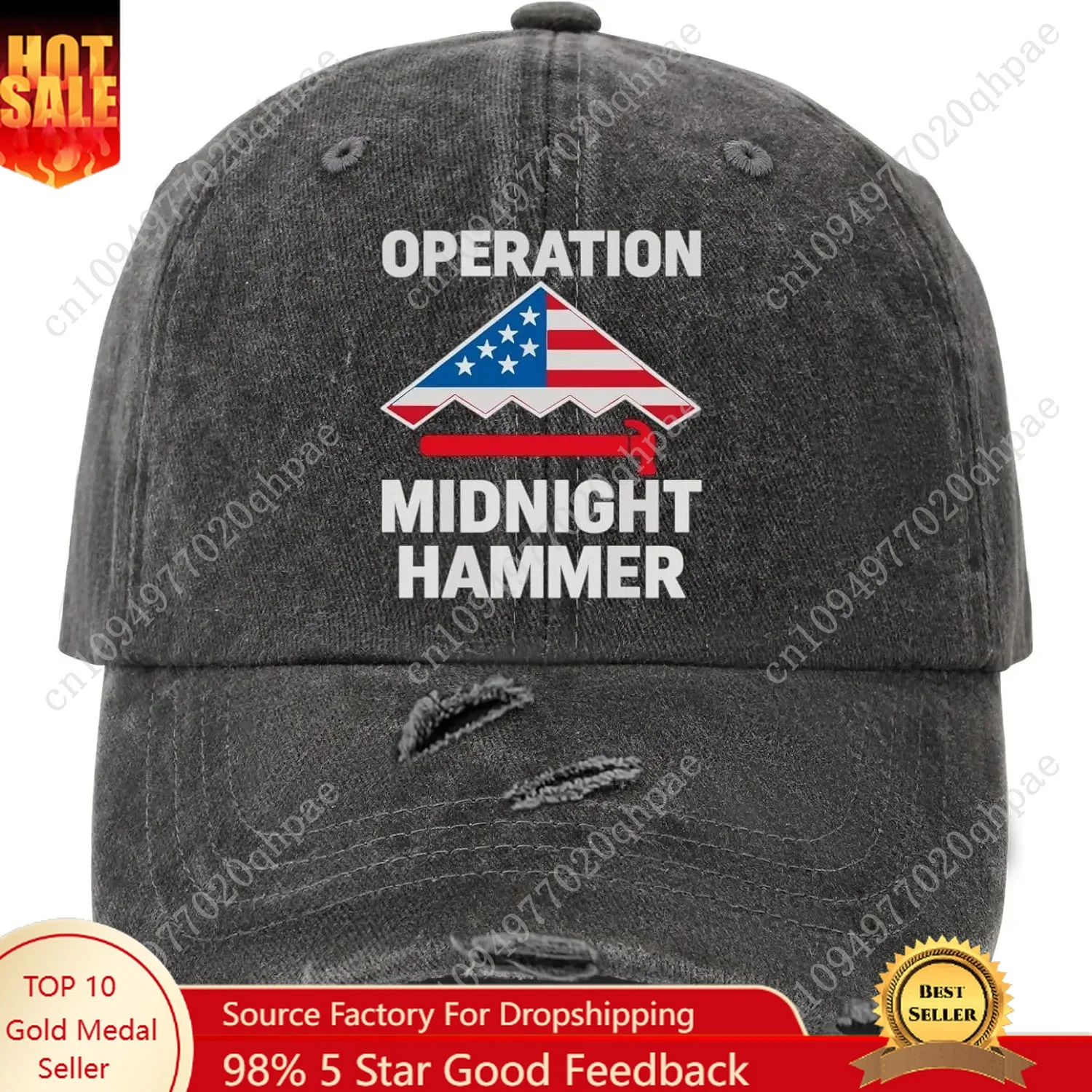 

Operations Midnight Hammer Hat Men Funny Baseball Caps Funny Birthday Gifts