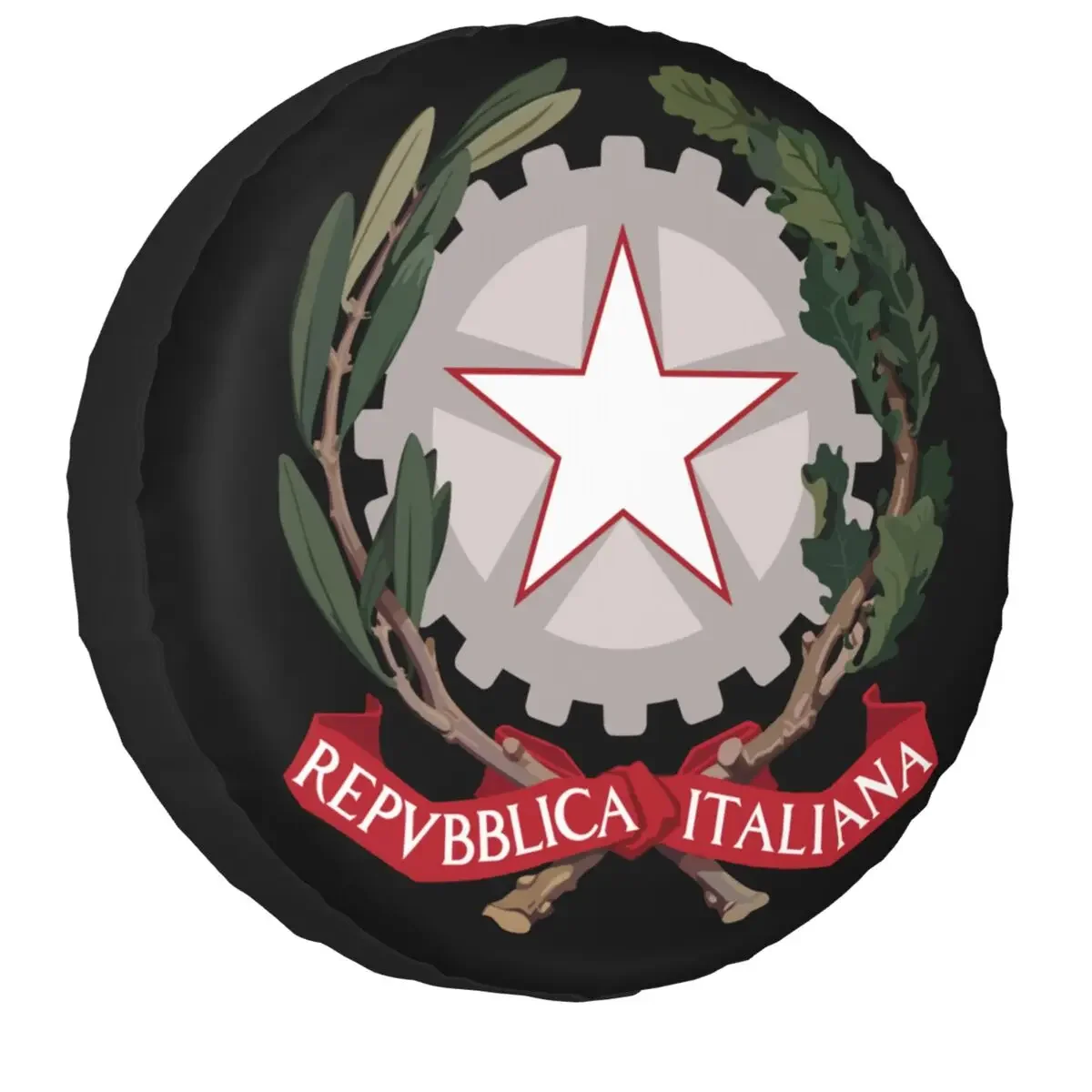 

Emblem Of Italy Spare Wheel Tire Cover Universal for Pajero Wrangler Jeep RV SUV Camper Vehicle Accessories 14" 15" 16" 17"