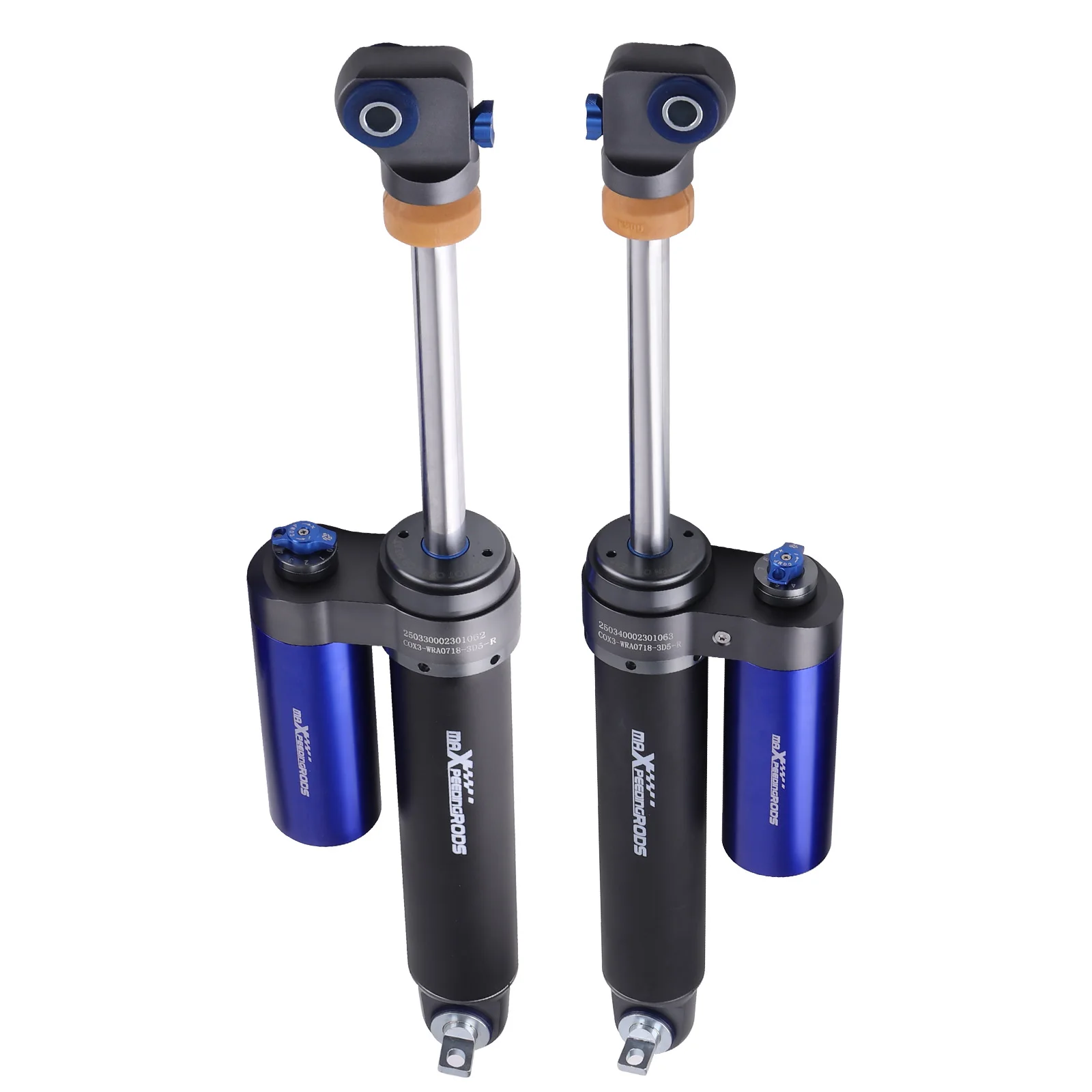 지프 랭글러 JK 07-18용 2.5 리모트 리저버 2인치 리프트 리어 쇼크 페어