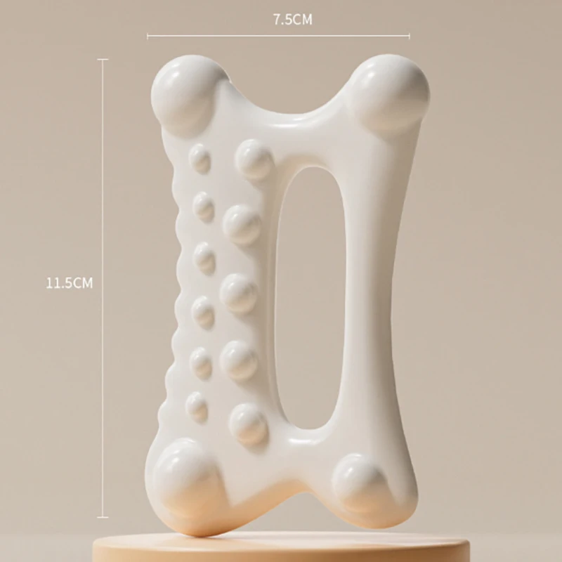 Nuova manutenzione del viso Gua Sha Tavola da massaggio Resina statica gratuita Piastra raschiante portatile per tutto il corpo per donne Adulti