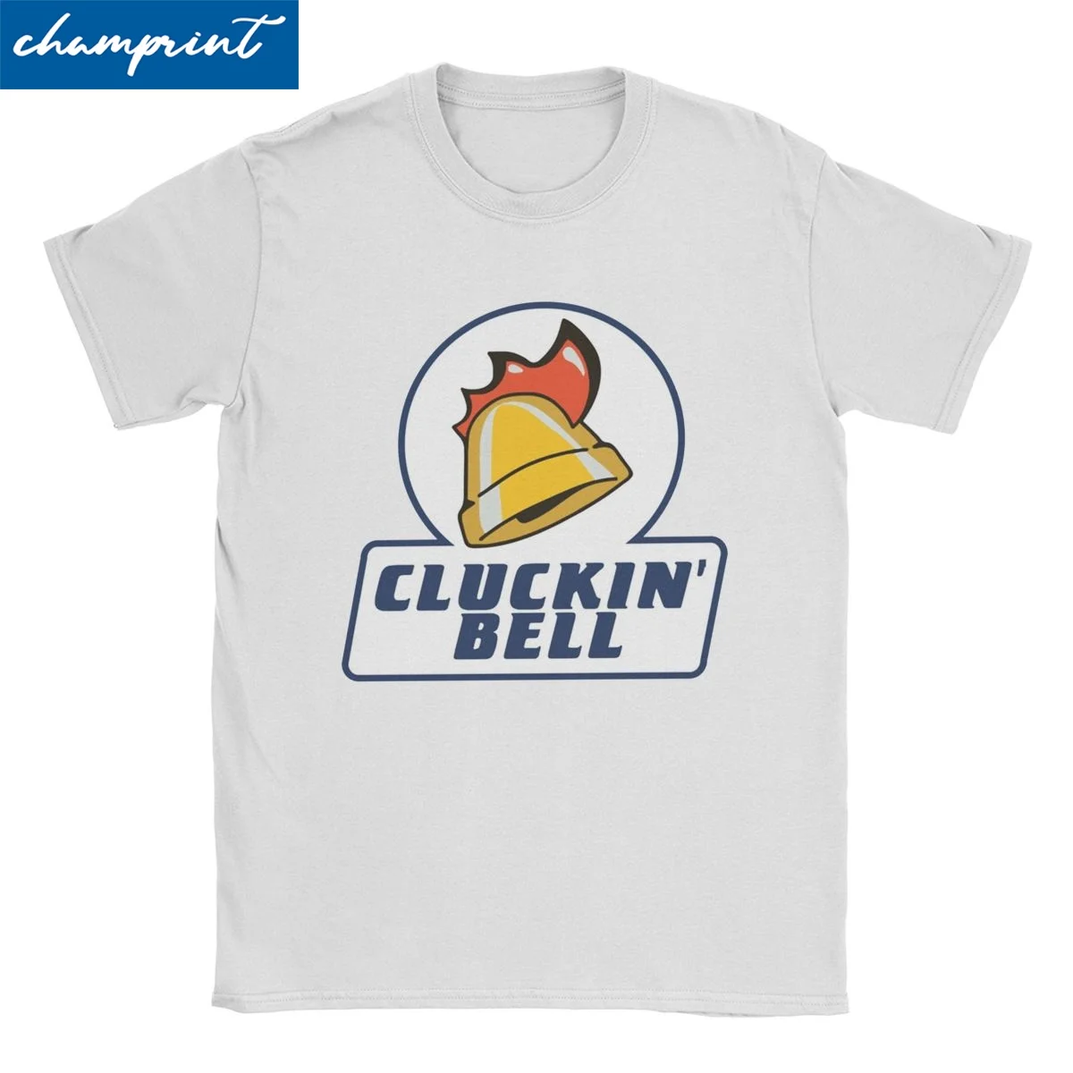 Cluckin Bell GTA San Andreas T-Shirt Men's Cotton Clothes Casual Round Neck Short Sleeve