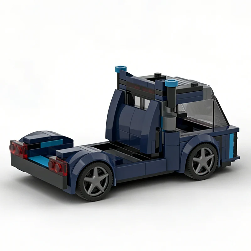 Speed Racing Car Model MOC Building Bricks Classic Transport Truck Modular Technology Children Holiday Gifts Assemble Toys Suit