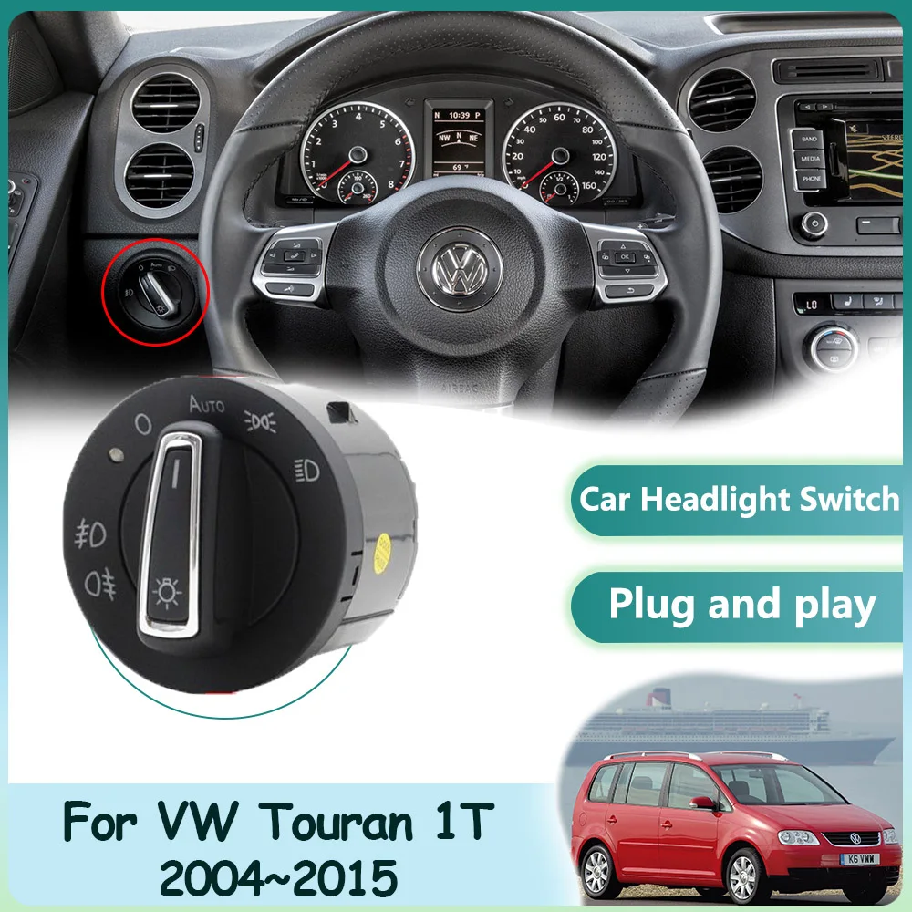 

Автоматический переключатель фар для Volkswagen Touran 1T VW 2004 ~ 2015, 2005 2006 2007 2008 2009 2010 2011 2012 2013 автомобильная лампа головного света, фотоэлемент, запчасти для автомобильного интерьера, аксессуары