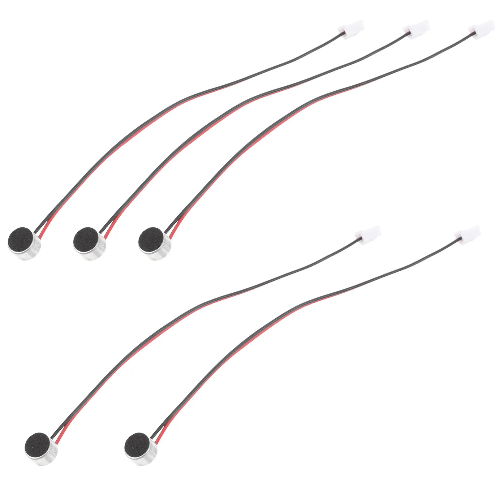 

5Pcs Mini Electret Condenser Microphone Lead-Wire High Sensitivity Clear Stereo Sound Professional Recording Live Streaming