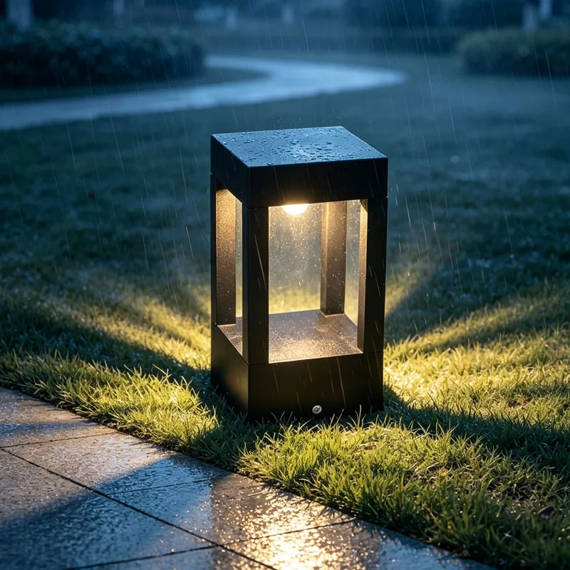 LED Garden Lawn Lamp Outdoor Waterproof IP65 10W AC85-265V New Style Aluminum Pillar Garden Path Square Landscape Lawn Lights