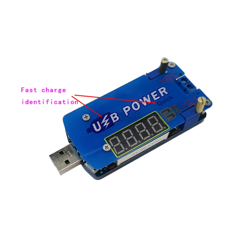 

DP2F 15W Fast Charge Decoy Trigger QC2.0 QC3.0 FCP SCP AFC USB Adjustable Power Supply 4-13V To 0.5-30V