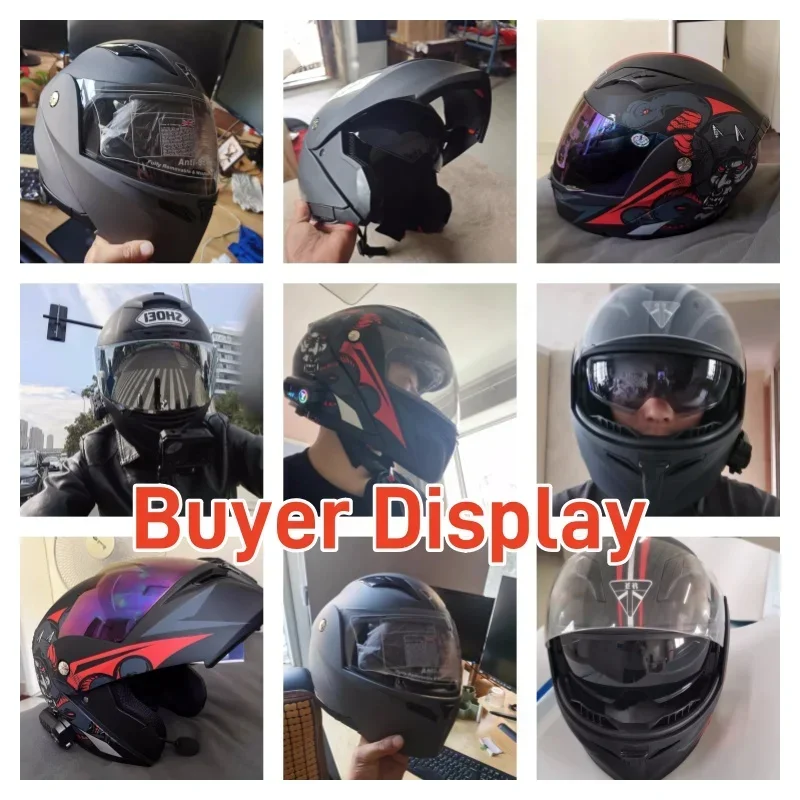 Electric Vehicle Helmet, Men\'s and Women\'s Four Season Universal Safety Helmet, Full Helmet, Locomotive Anti Fog Face Helmet