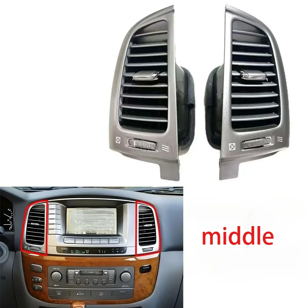 Car Air Vent Outlet Dashboard Air Vent Panel Fit for Toyota Land Cruiser LC100 FJ100 for Lexus LX470 1998-2007