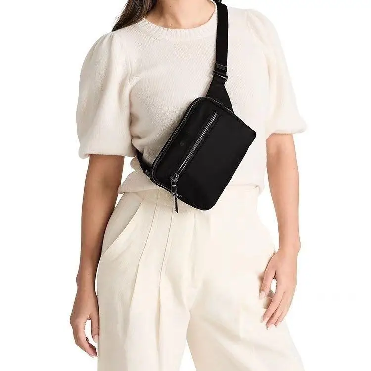 Минималистичная женская сумка на ремне, сверхлегкая нагрудная сумка через плечо для предметов первой необходимости, компактная поясная сумка 196667