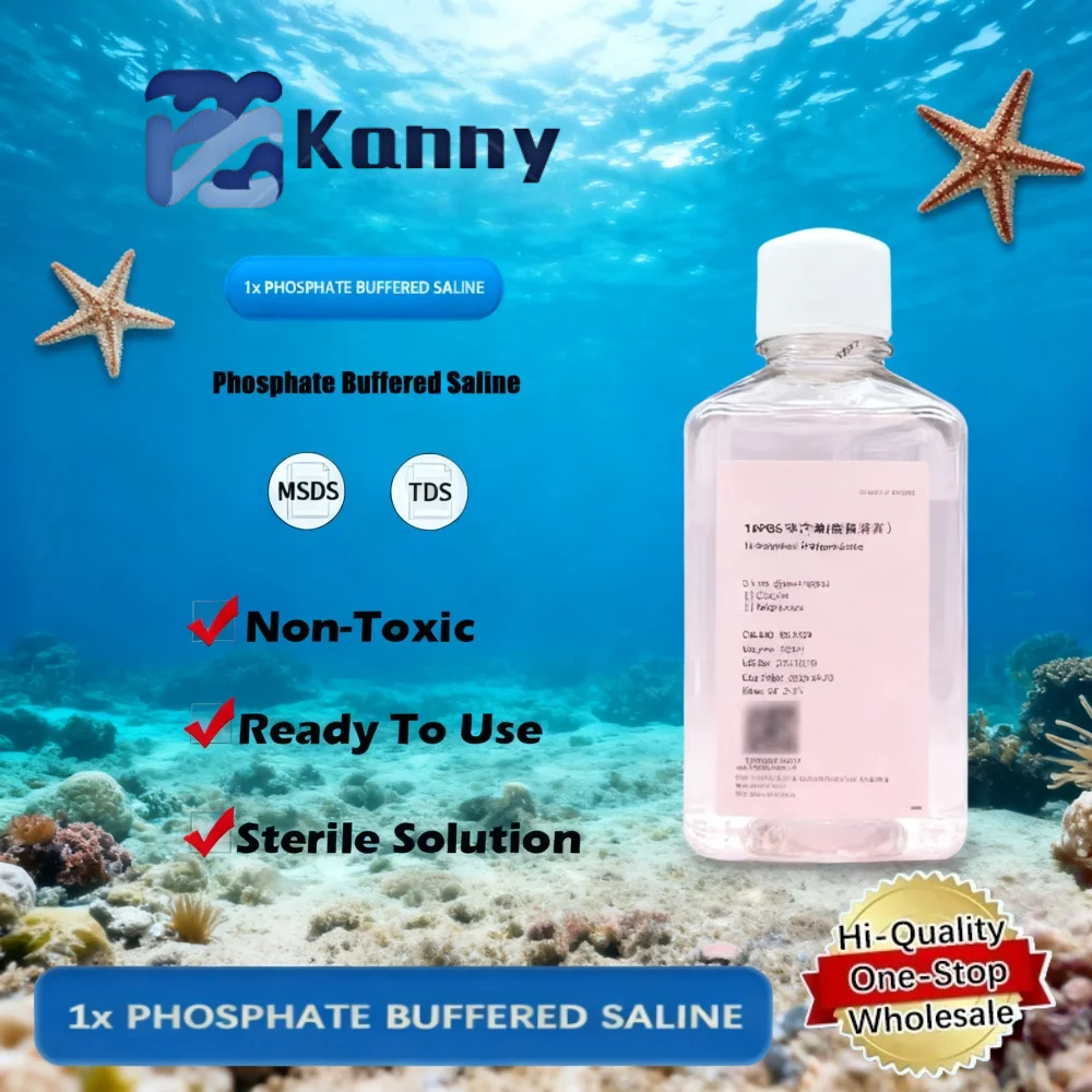 1x solución de tampón de fosfato estéril PBS de salina tampón de fosfato para laboratorio y producto original biológico