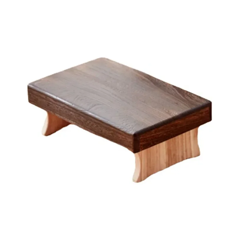 Banc de méditation pliant en bois massif, marchepied, assistance-pied, tabouret pour enfants, tout-petits, 39.5x24.5x14.5cm, 22x12x10 cm