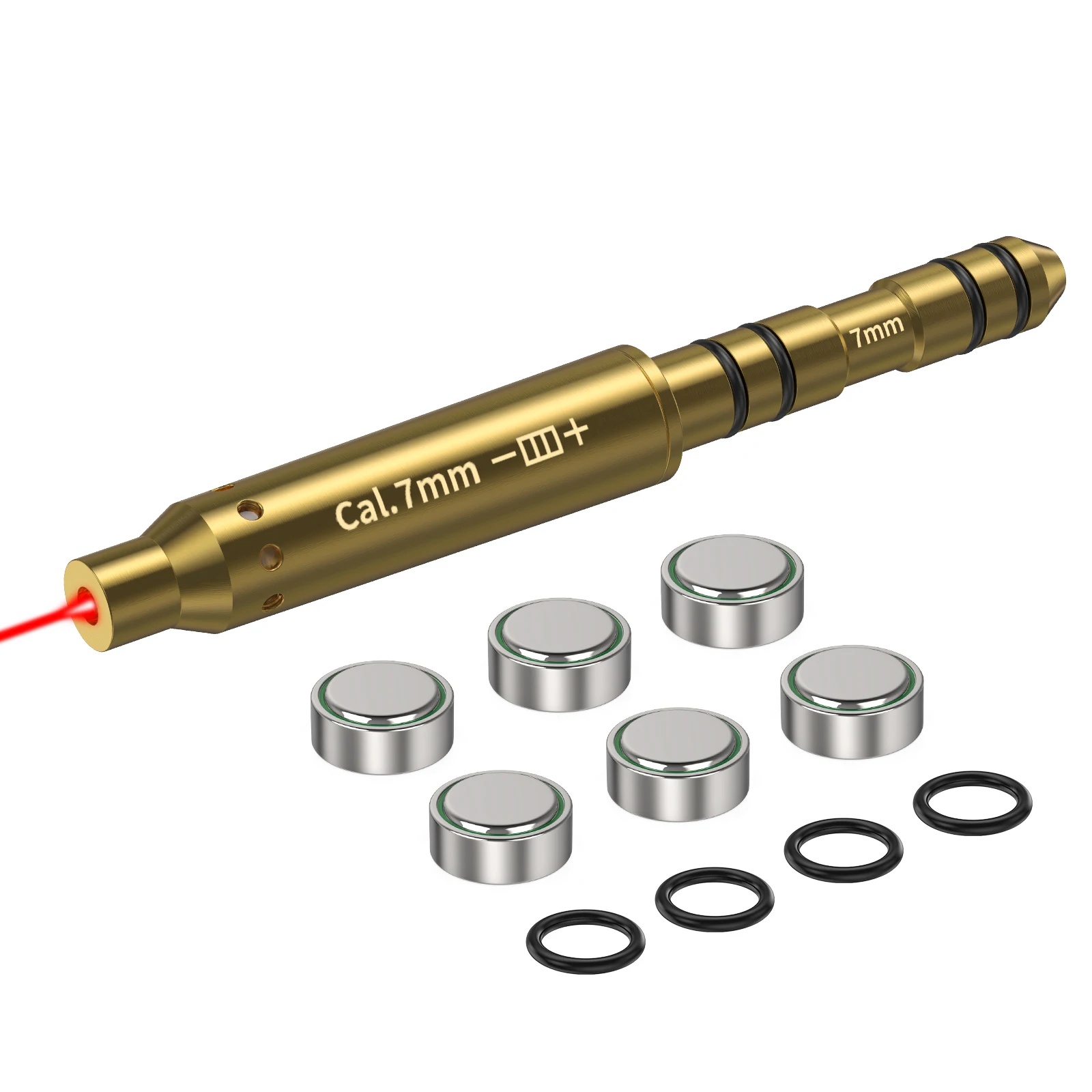 Calibrazione di precisione: Specifico per calibro 7mm per garantire un'azzeratura rapida e precisa.