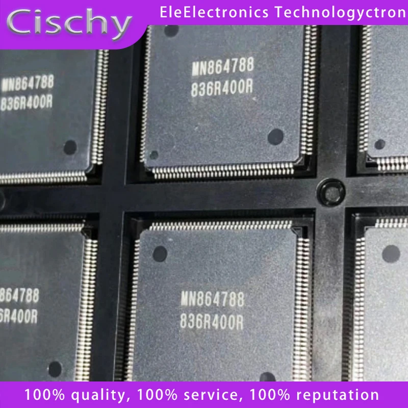 2pcs MN864788 864788 MN 864788 TQFP144 QFP144 Liquid crystal chip