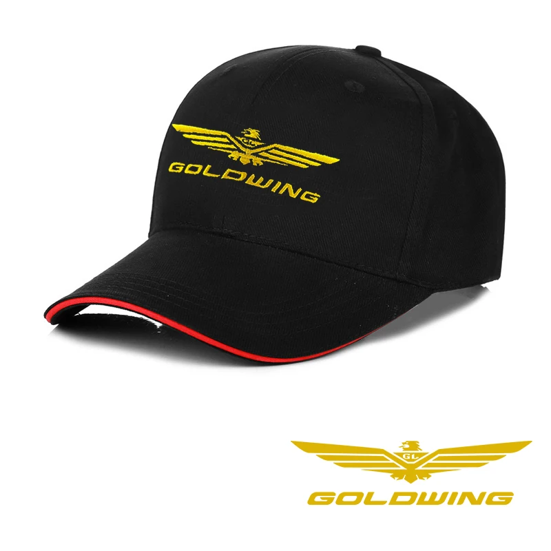 Sombreros bordados para motocicleta, gorras de béisbol informales con protección solar para Honda Gold Wing 1800, 1500, 1200, GL1800 GL