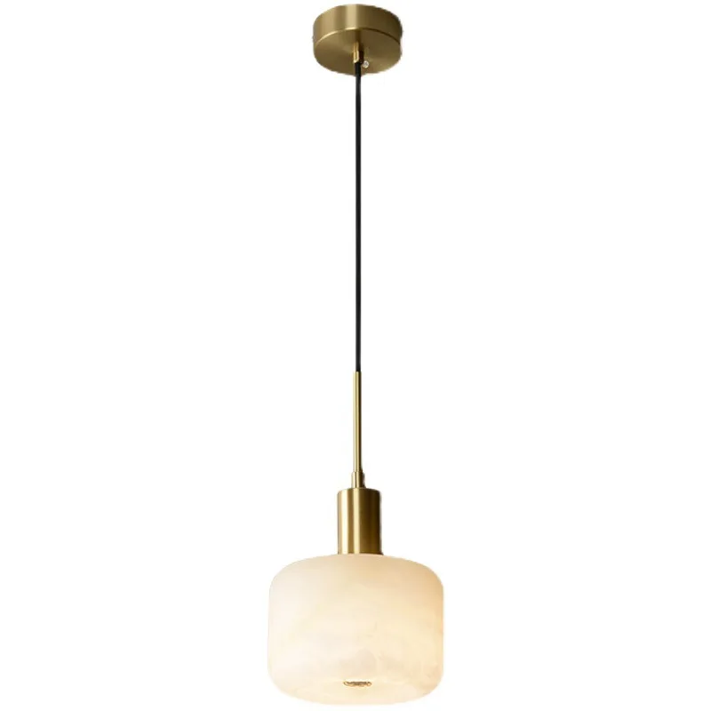 

Marble all-copper small chandelier, modern new Chinese simple light luxury lamps