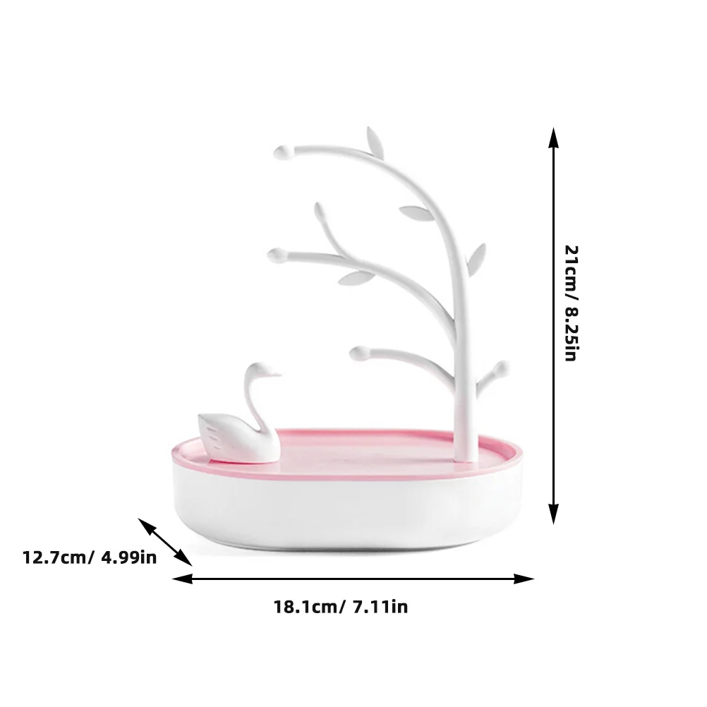 

Jewelry Rack Earring Holder Organizer Display Stand Storage Beautiful Classic Vanity Bathroom Counter Decorative