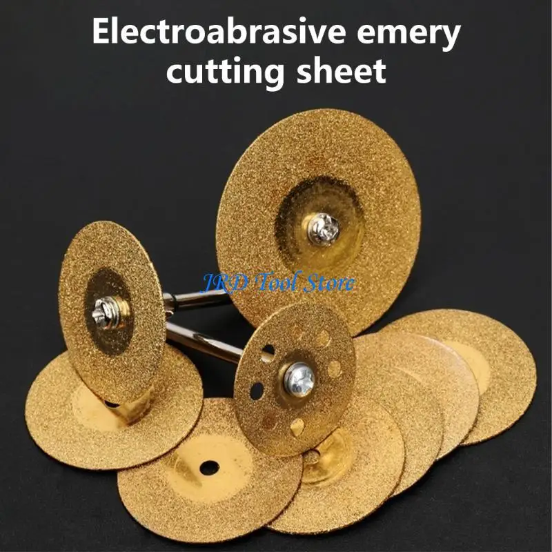 

A2UD 10Pcs Double Sided Diamond Cutting Disc Circular Disc For Cutting Gemstones Glass 16/18/20/22/25/30/35/40/50/60mm