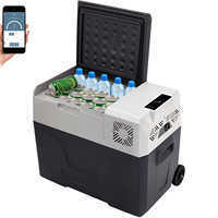 Sihao Car Refrigerator 15L-55L Mini Fridge Freezer Portable Compressor Cooler 12/24V DC 110-240V Ice Box Driving Camping Picnic