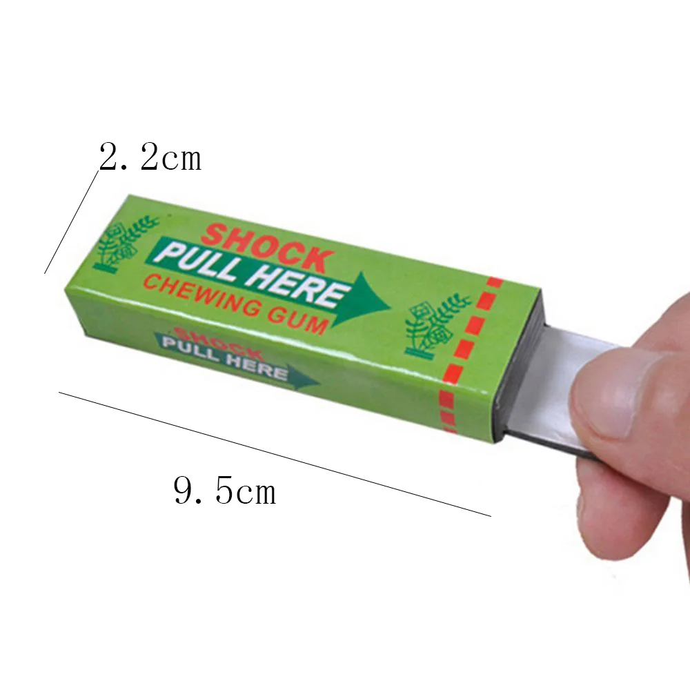 Chewing Gum Electric Funny Electric Shock Chewing Gum Prank Joke Gag Trick Pull Head Safety Electric Shocking Toy