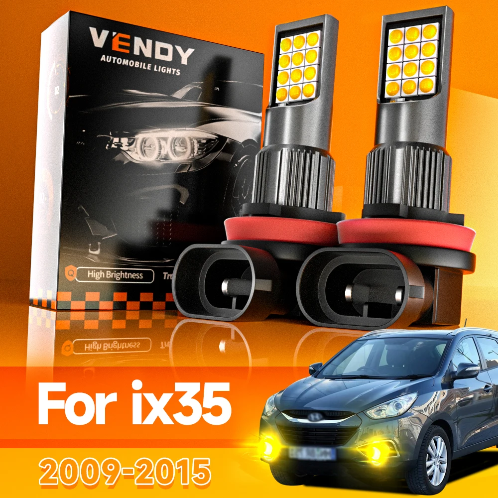 2 Stück für Hyundai IX35 2009-2015 LED-Nebelscheinwerfer 2010 2011 2012 2013 2014 Canbus Zubehör