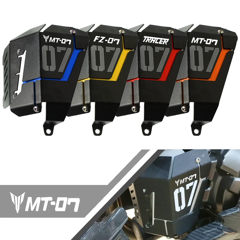 Coolant Recovery Tank Shielding Cover Fits For Yamaha MT-07 FZ-07 MT 07 FZ 07 2014 2015 2016 2017 2018 2019 2020 2021 MT07 FZ07