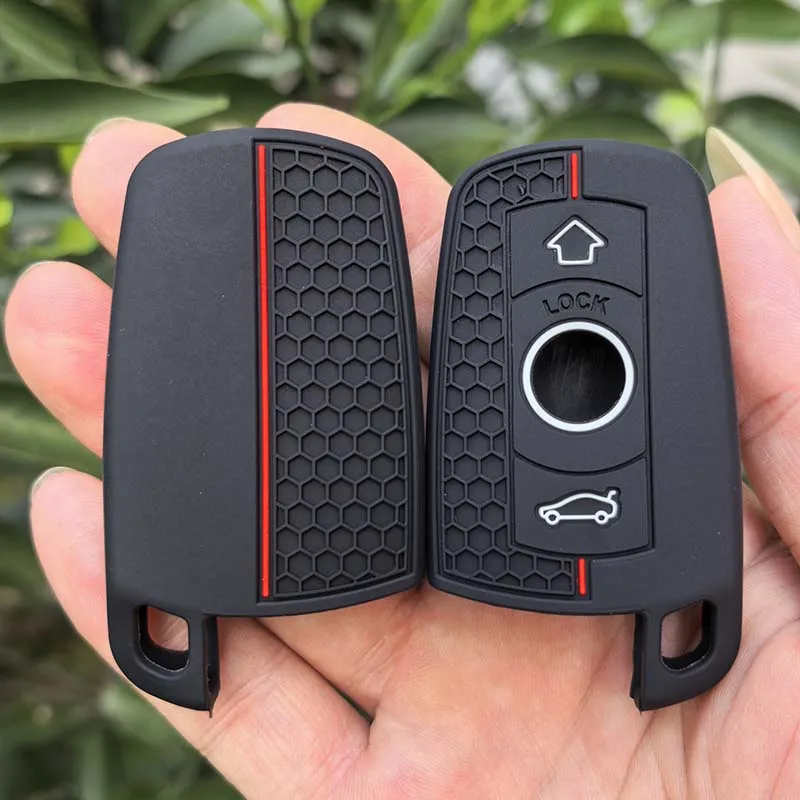 New Silicone Car Key Cover Bag Shell Case Keychain Protector for BMW 1 3 5 6 Series E90 E91 E92 E60 E70 E71 E72 E82 E87 E88 E89