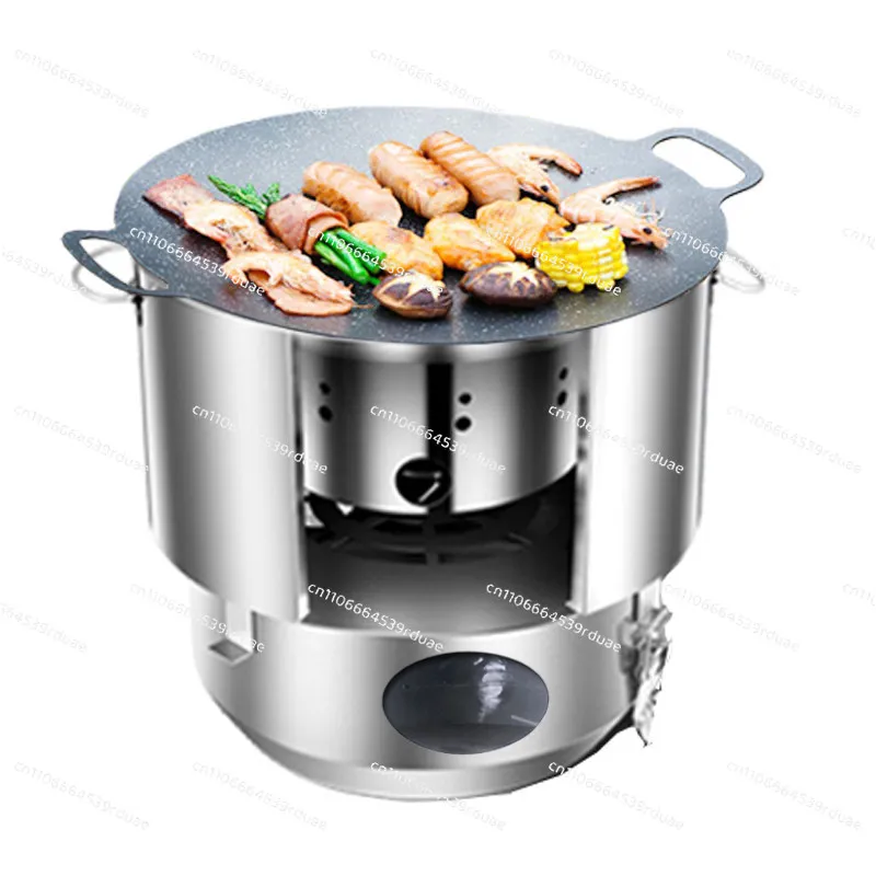 

Outdoor cookout, camping, self-driving tour, enclosed stove to make tea, Maifanshi barbecue stove, portable
