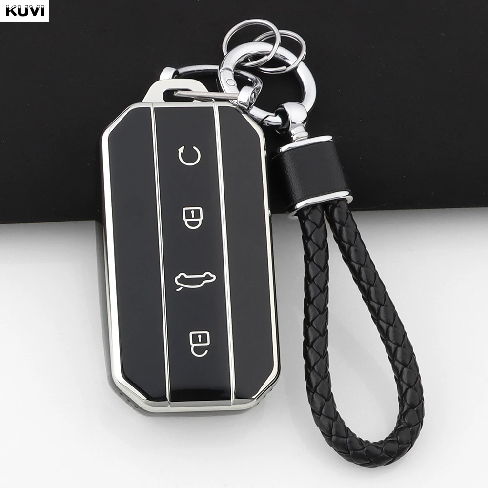 Fashion TPU Car Key Case Cover Shell For Chery Jaecoo J7 J5 7 5 Protection Bag Holder Keychain Keyless Auto Accessories
