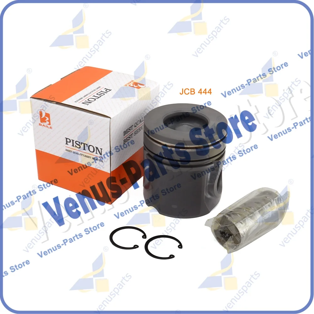 For JCB444 Piston Set with Pin Lock 320/09211 Engine Spare Parts 103mm For JCB