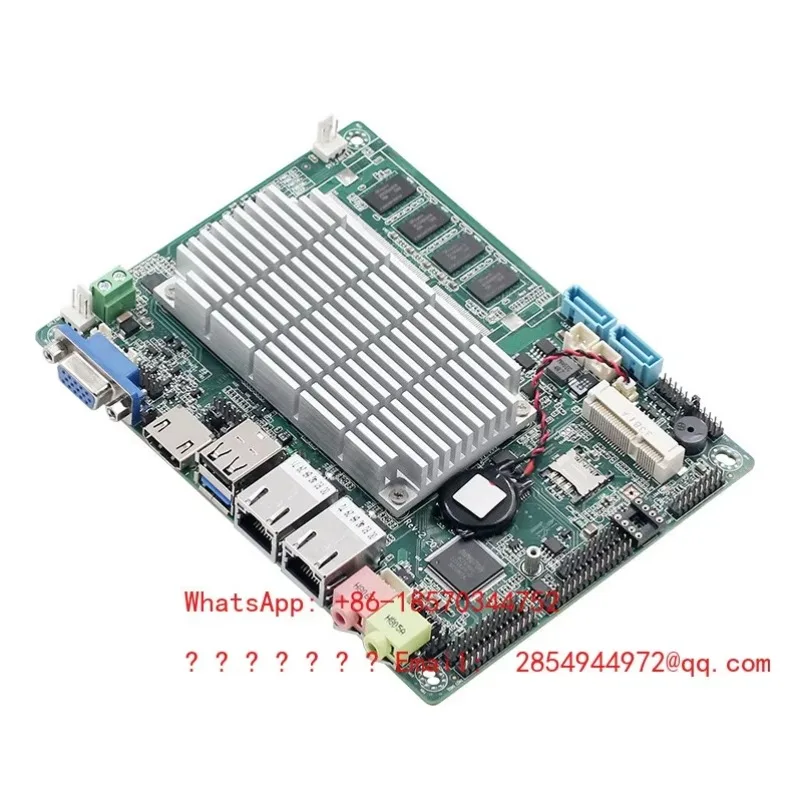 J1900 Embedded X86 Industrial Control Motherboard with Dual Network Ports and 6 Serial Ports, Industrial Control Motherboard