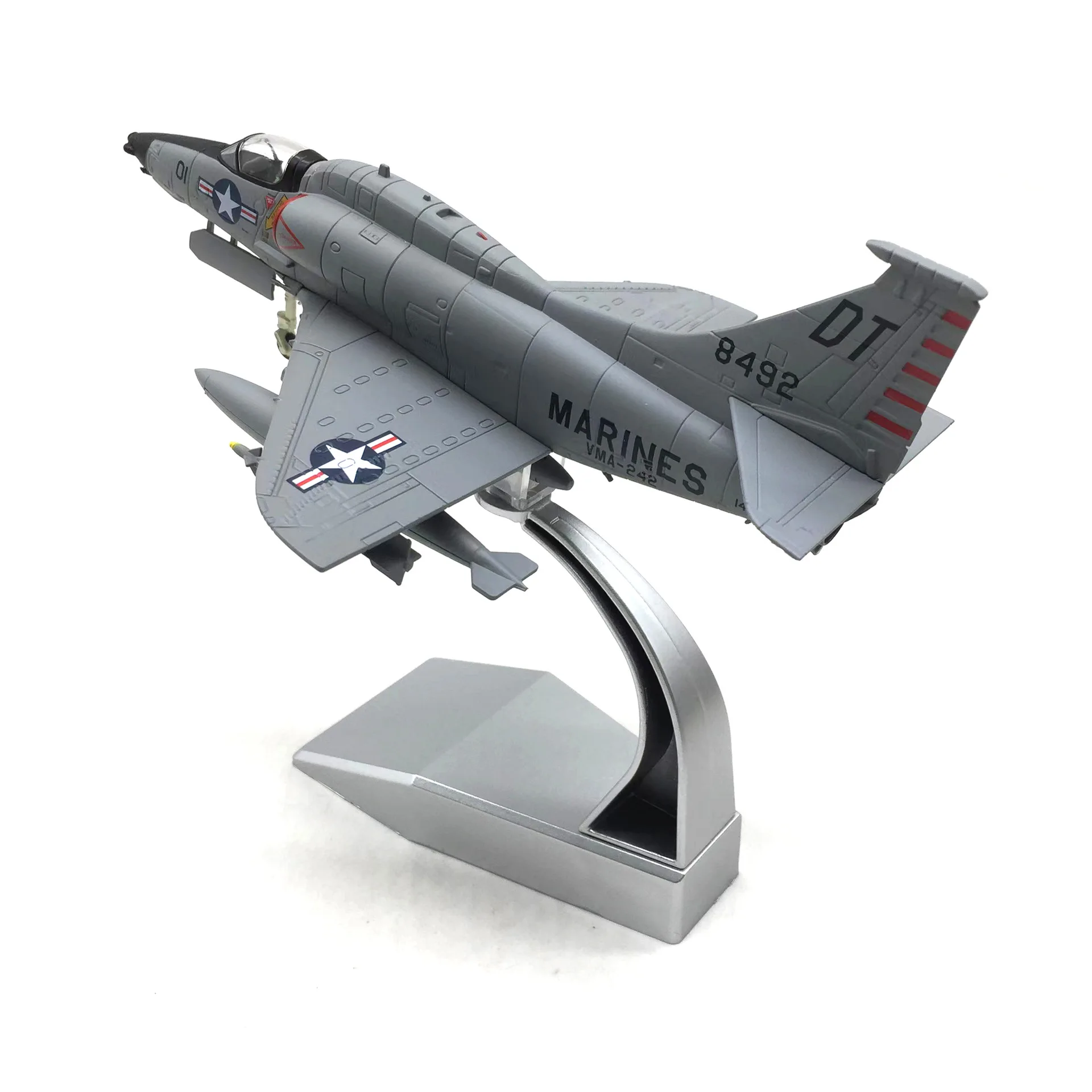 1:72 Scale United States Marine Corps Skyhawk A-4 Aircraft Alloy Militarized Combat Aircraft Model Collection Toy Gift