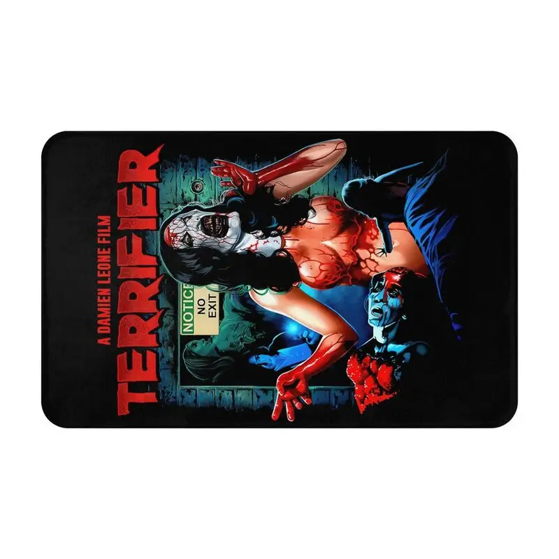 Custom Retro Terrifiers Horror Film Front Floor Door Entrance Mat Indoor Kitchen Bath Doormat Garden Carpet Rug