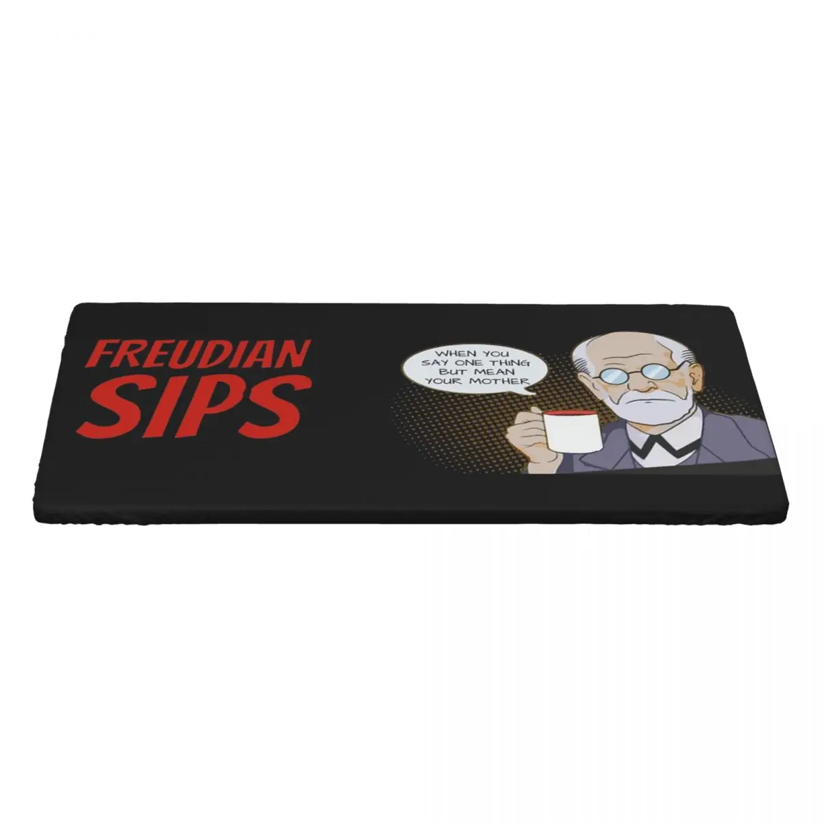 Freudian Sips- Psychology Design Rectangular Tablecloth Oilproof Table Cover for Festival Party Decorations Table Cloth
