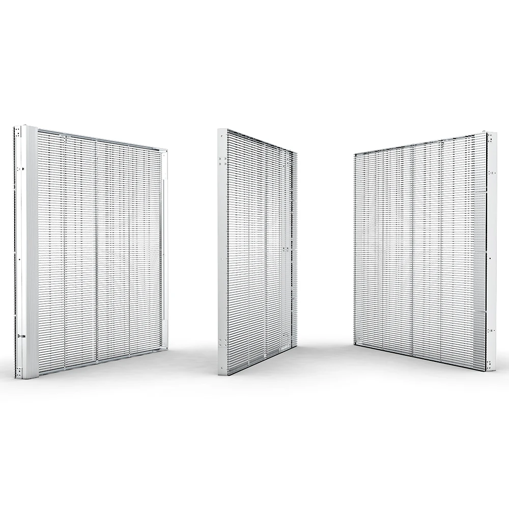 Versatile  Led Video Wall Side Glow P3.9 P7.8 P10 P10.4 P15 P20 Led Screen Transparent Banks Pixel Led Video Wall