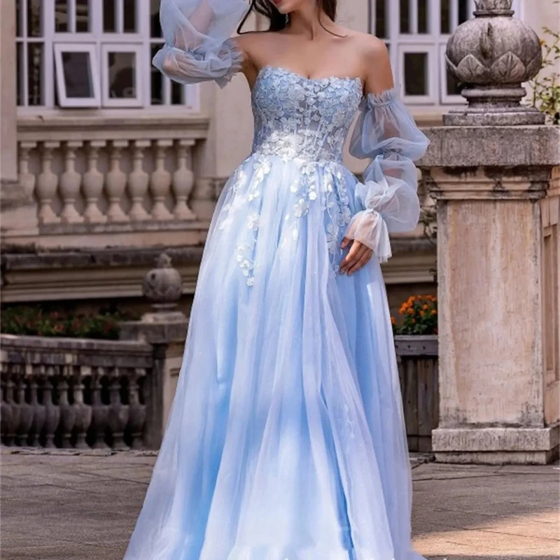 ロングイブニングドレス女性エレガントなドレス女性のための結婚式パーティーカスタマイズされたプロムドレス高級ボールガウンローブ夜会フォーマル新しい