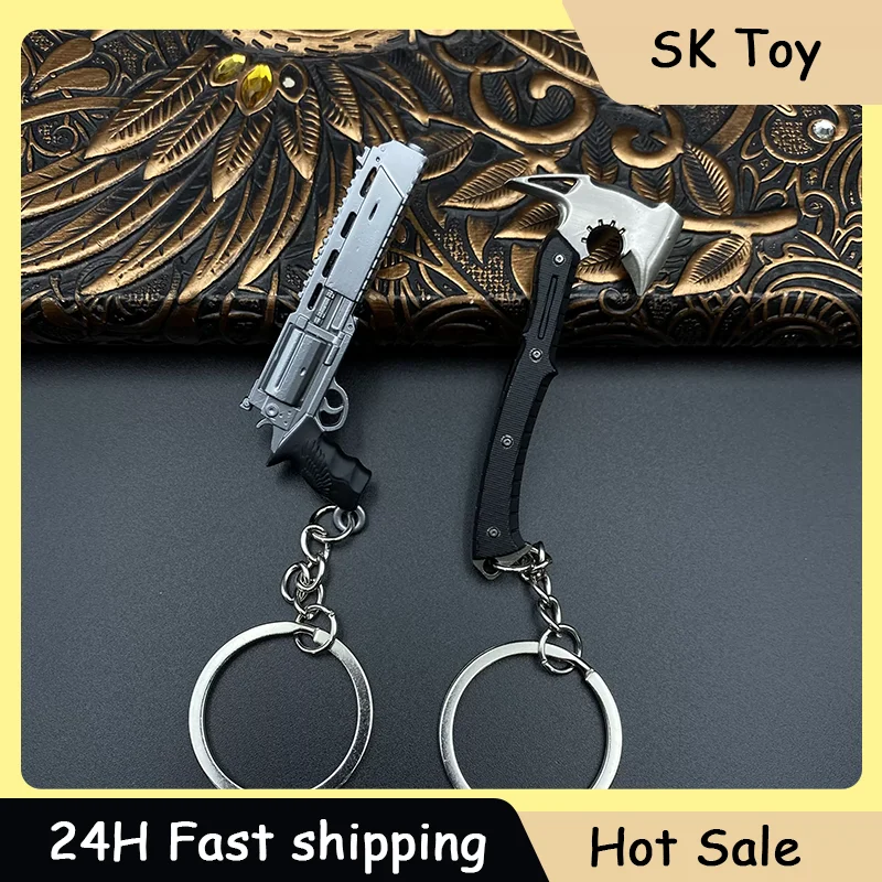 Board Game Resident Evil - 6-7cm Leon Axe Zinc Alloy Keychain