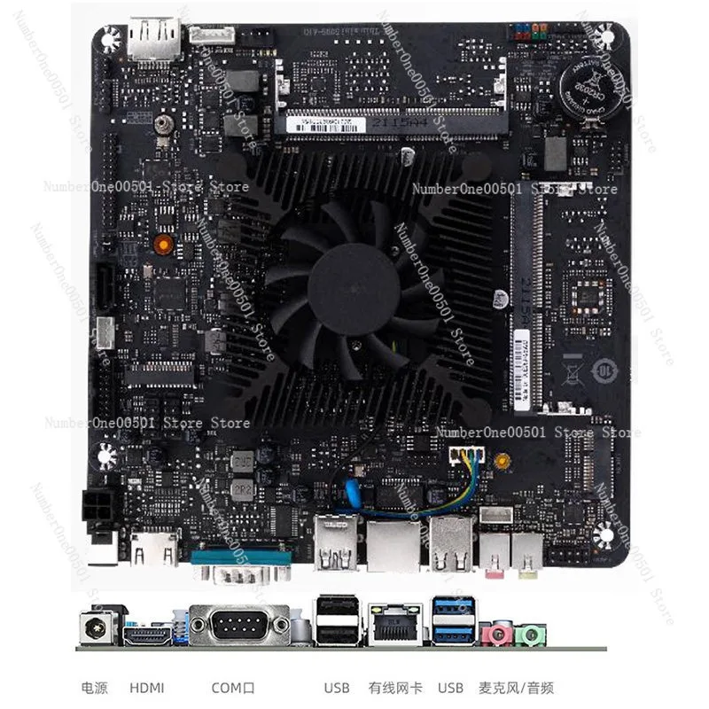 12. Generation N95 N100 N150 Mini-ITX-Motherboard für NAS Industrie