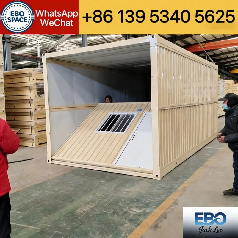 Factory Direct Foldable House 20ft 30ft 40ft Prefab Modular Cabin Waterproof Expandable Container
