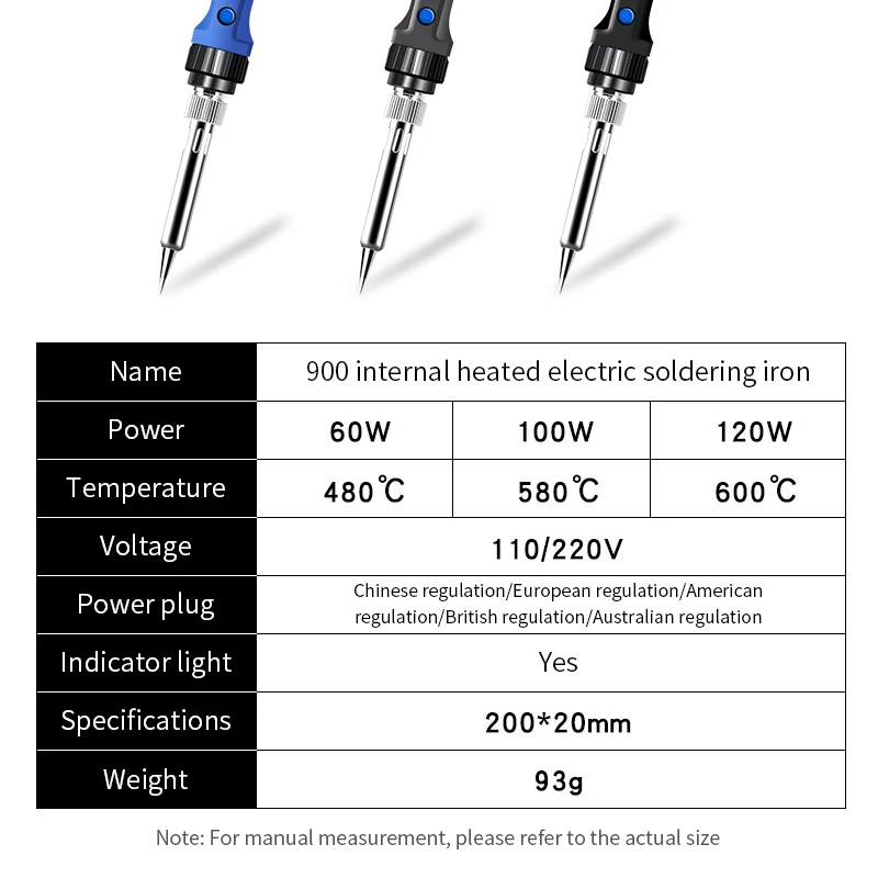 New Soldering Iron Adjustable Temperature Electric Solder Iron Rework Station Mini Handle Heat Pencil Welding Repair Tools 60W