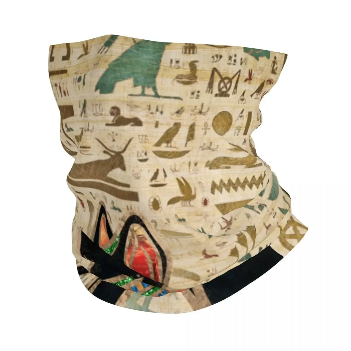 Egyptian Cat Bastet Bandana Neck Gaiter Printed Egypt Pharaoh Ethnic Balaclavas Magic Scarf Cycling Outdoor Sports for Men Women